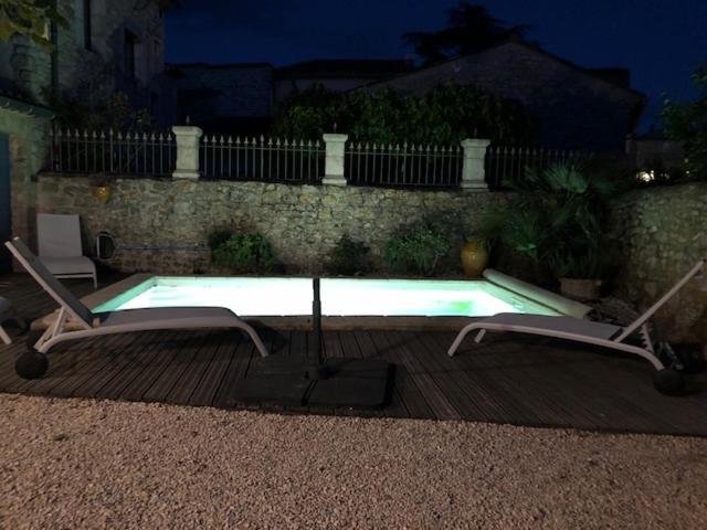 Maison De Plain Pied Pour 4 Pers Piscine Lussan Lussan  外观 照片
